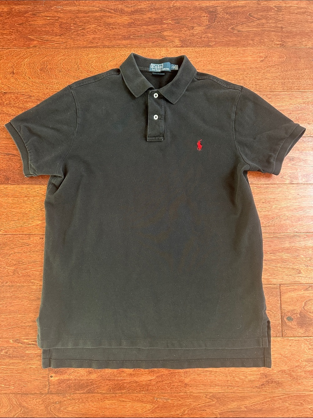 Polo by Ralph Lauren Black Polo with Red Pony Logo
